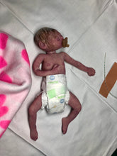 Load image into Gallery viewer, Super detailed Full body silicone premature baby Sunshine in soft blend 9”
