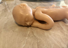 Load image into Gallery viewer, Blank (unpainted) full body silicone kit Sunshine (baby girl) in super soft blend with 3D skin effect
