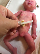 Load image into Gallery viewer, Super detailed Full body silicone premature baby Sunshine in soft blend 9”
