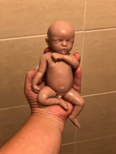 Load image into Gallery viewer, Blank (unpainted) full body mini silicone baby boy Kenzo 8” in super soft blend with 3D skin effect
