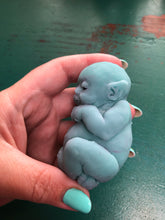 Load image into Gallery viewer, Full body silicone glow in the dark mini fantasy baby elf fairy
