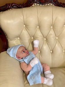 AVAILABLE AWAKE silicone cuddle baby Artyom in super soft blend with 3D skin effect