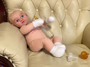 AVAILABLE AWAKE silicone cuddle baby Artyom in super soft blend with 3D skin effect