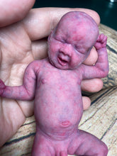 Load image into Gallery viewer, CUSTOM full body silicone mini baby Lucas in soft blend asleep bald
