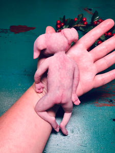 AVAILABLE full body fantasy silicone mini baby Kalista in super soft blend with 3D skin effect