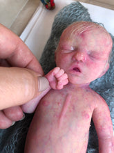 Load image into Gallery viewer, full body mini silicone baby boy Kenzo 8” in super soft blend with 3D skin effect
