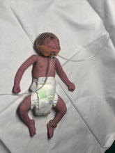 Load image into Gallery viewer, Super detailed Full body silicone premature baby Sunshine in soft blend 9”
