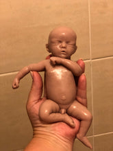 Load image into Gallery viewer, Blank (unpainted) full body mini silicone baby boy Kenzo 8” in super soft blend with 3D skin effect
