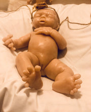 Load image into Gallery viewer, Blank (unpainted) full body  silicone girl Prada 11.5” in super soft blend with 3D skin effect
