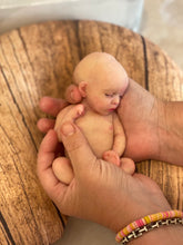 Load image into Gallery viewer, CUSTOM   full body silicone mini kit Kenzo 8” in super soft blend with 3D skin effect BALD
