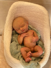 Load image into Gallery viewer, AVAILABLE full body silicone  baby girl (Rain sculpt) 14” in super super soft blend #2
