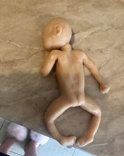 Load image into Gallery viewer, Blank (unpainted) full body silicone kit Sunshine (baby girl) in super soft blend with 3D skin effect
