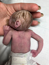 Load image into Gallery viewer, Super detailed Full body silicone premature baby Sunshine in soft blend 9”
