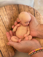 Load image into Gallery viewer, CUSTOM   full body silicone mini kit Kenzo 8” in super soft blend with 3D skin effect BALD
