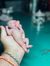 Load image into Gallery viewer, CUSTOM full body silicone mini baby Lucas in soft blend asleep bald
