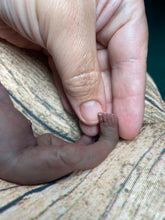 Load image into Gallery viewer, CUSTOM biracial full body silicone mini baby Lucas in soft blend asleep bald
